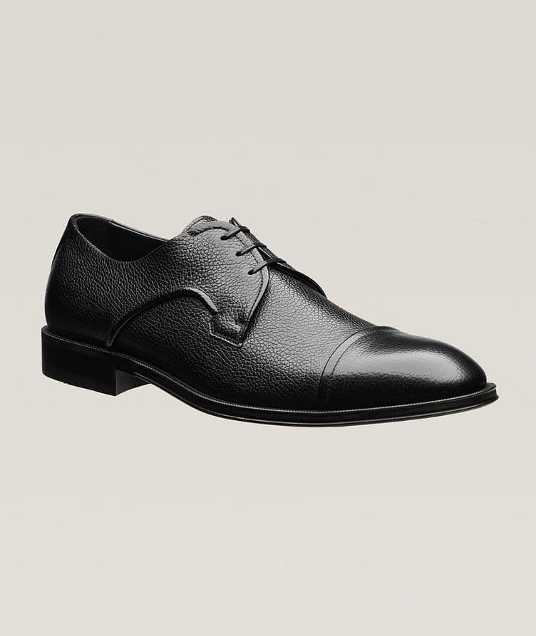 Derrek Grained Leather Derbie Shoes image 0