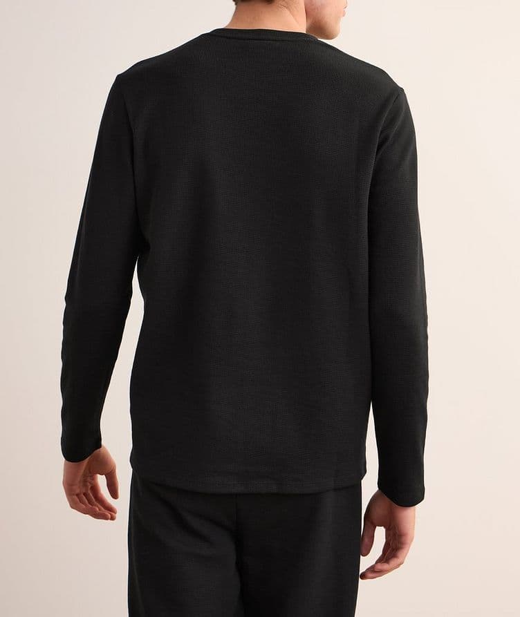 Waffle Knit Long-Sleeve T-Shirt image 2