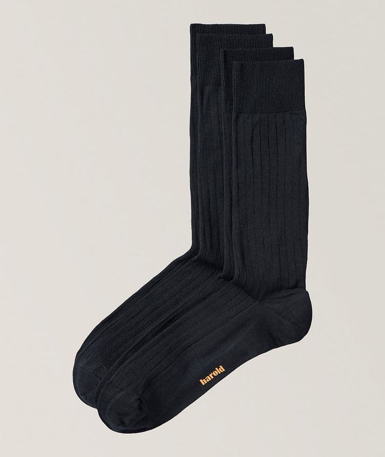 2-Pack Stretch-Cotton Socks image 0