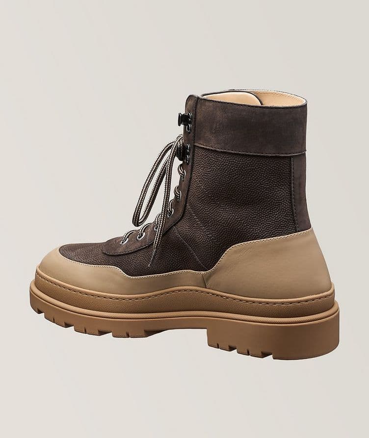 Printed Nubuck Boots  image 1