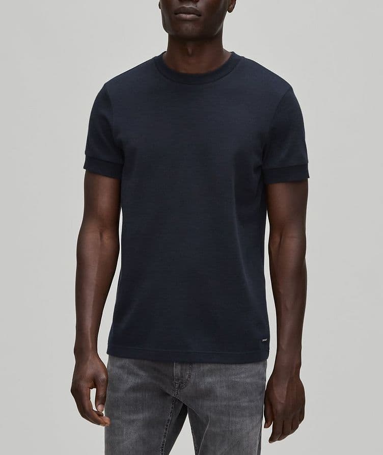 Leroy Wool-Blend Knitted T-shirt image 1