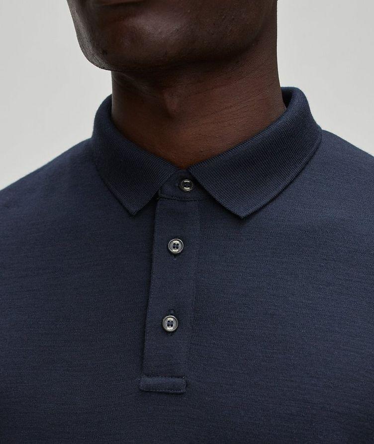 Larion Wool-Blend Bamboo Polo  image 4