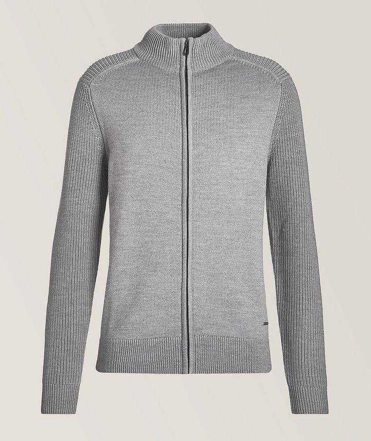 Wool-Blend Quarter-Zip Sweater image 0