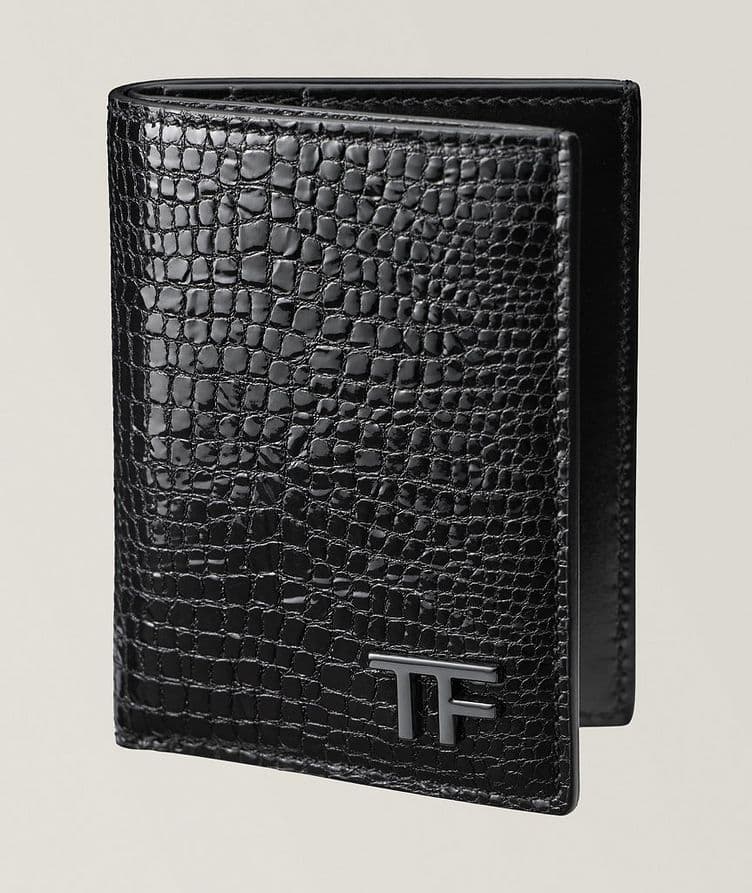 Alligator Print Leather Wallet image 0