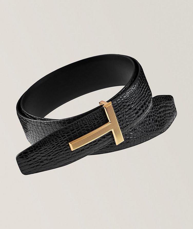 Ceinture en cuir grenu image 0