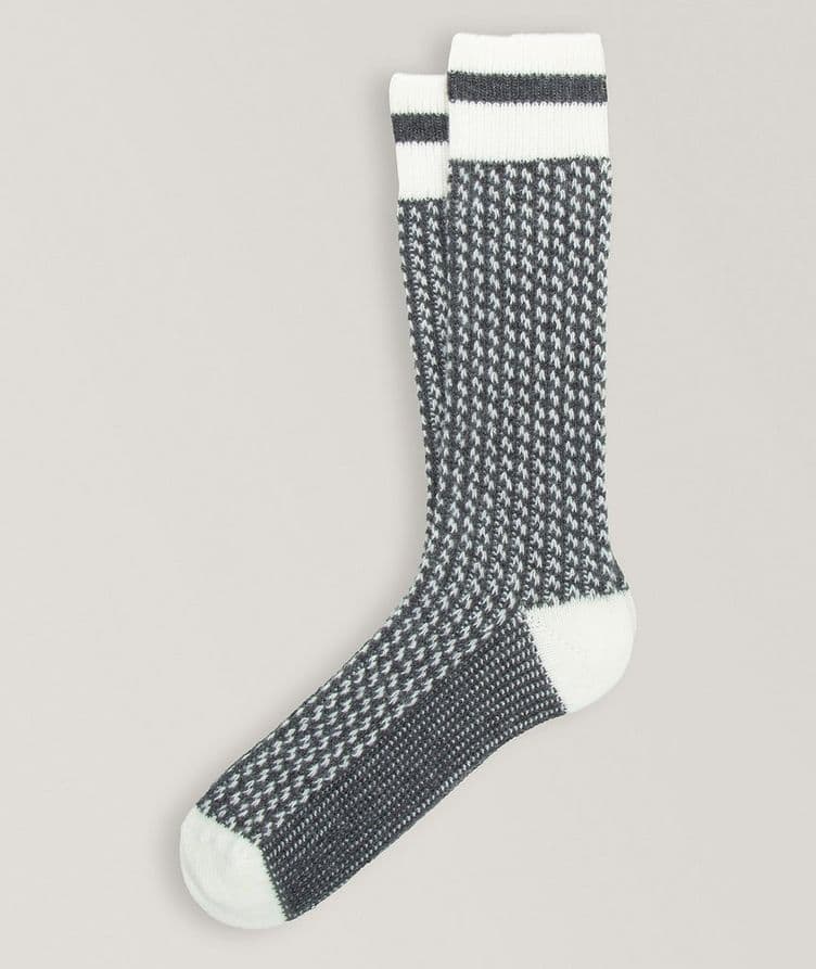 Boden Pick Stitch Wool-Blend Socks  image 0