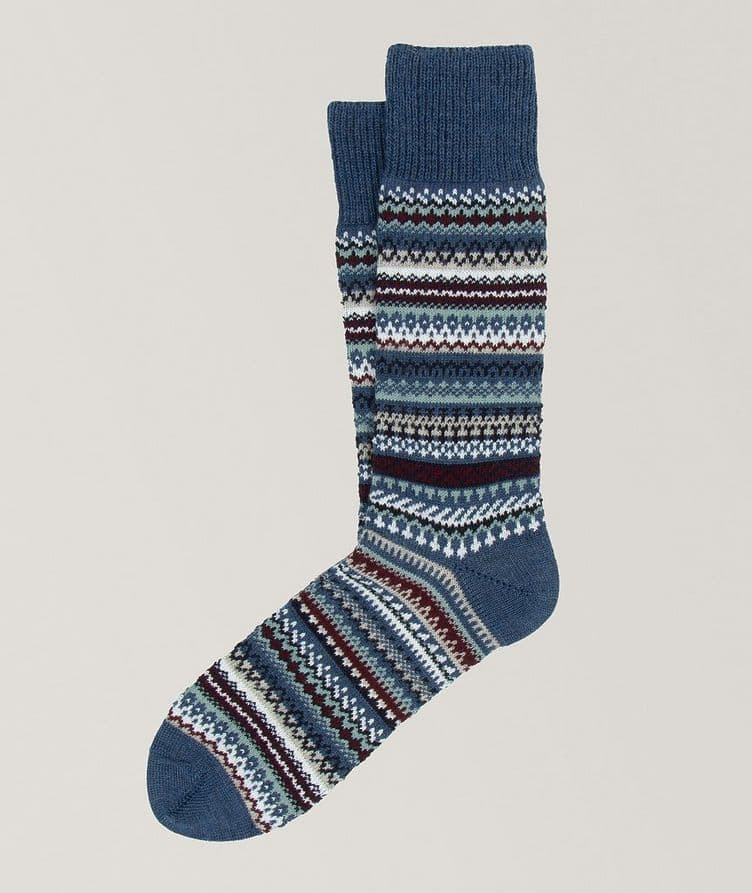 Kolari Fairisle Wool-Blend Socks image 0