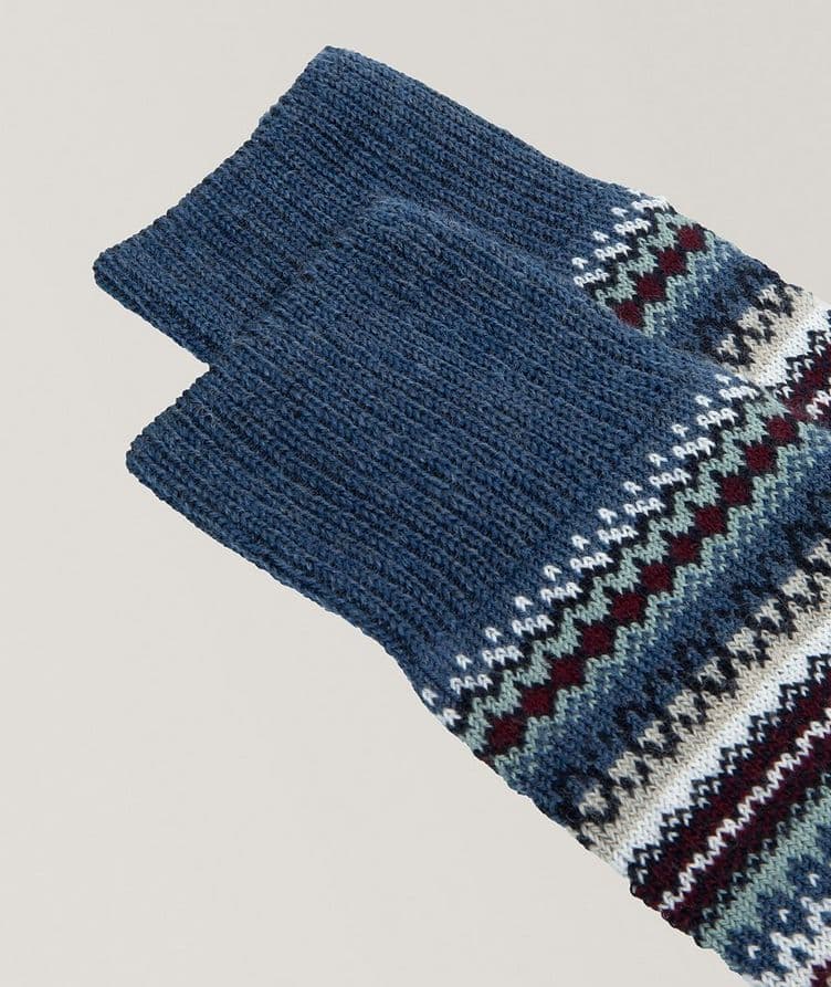 Kolari Fairisle Wool-Blend Socks image 1