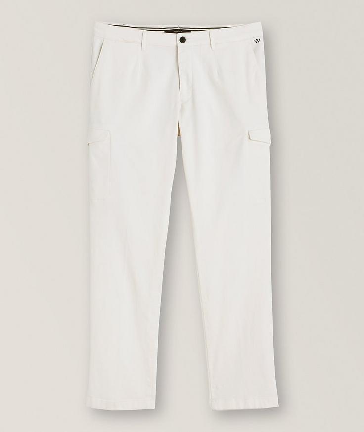 Windsor Pantalon cargo en coton extensible