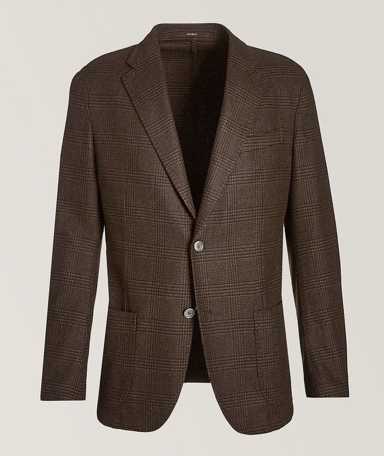 Checkered Wool-Blend Sport Jacket image 0