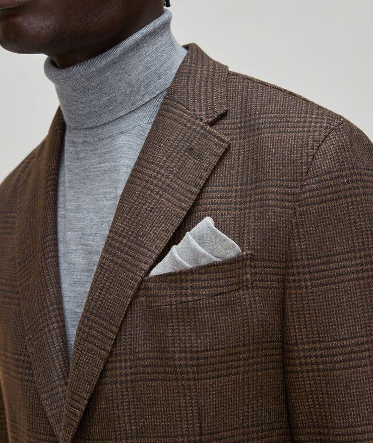 Checkered Wool-Blend Sport Jacket image 3