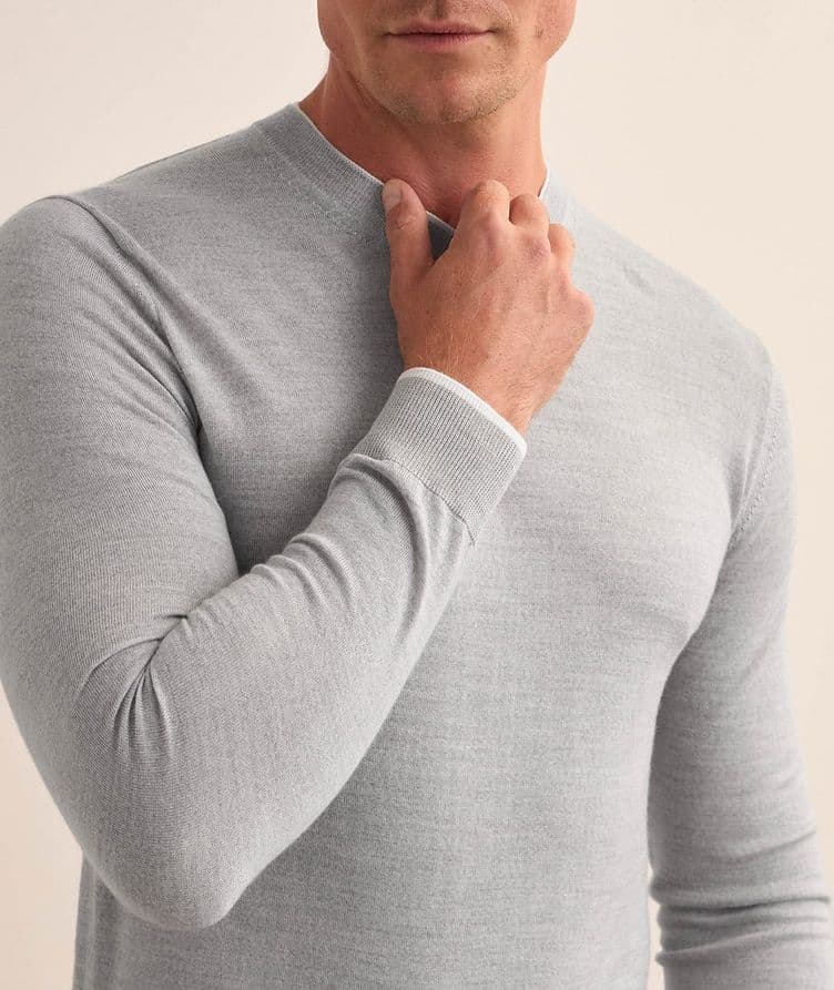 Nando Wool, Silk & Cashmere Sweater  image 3