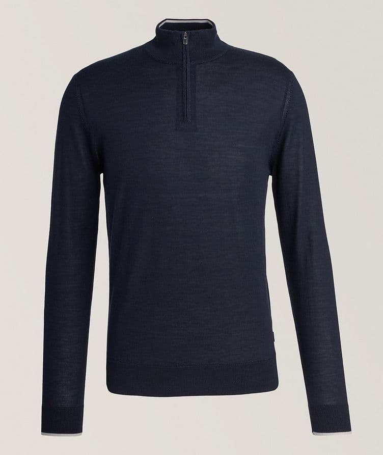 Nando Wool-Blend Quarter-Zip Sweater  image 0