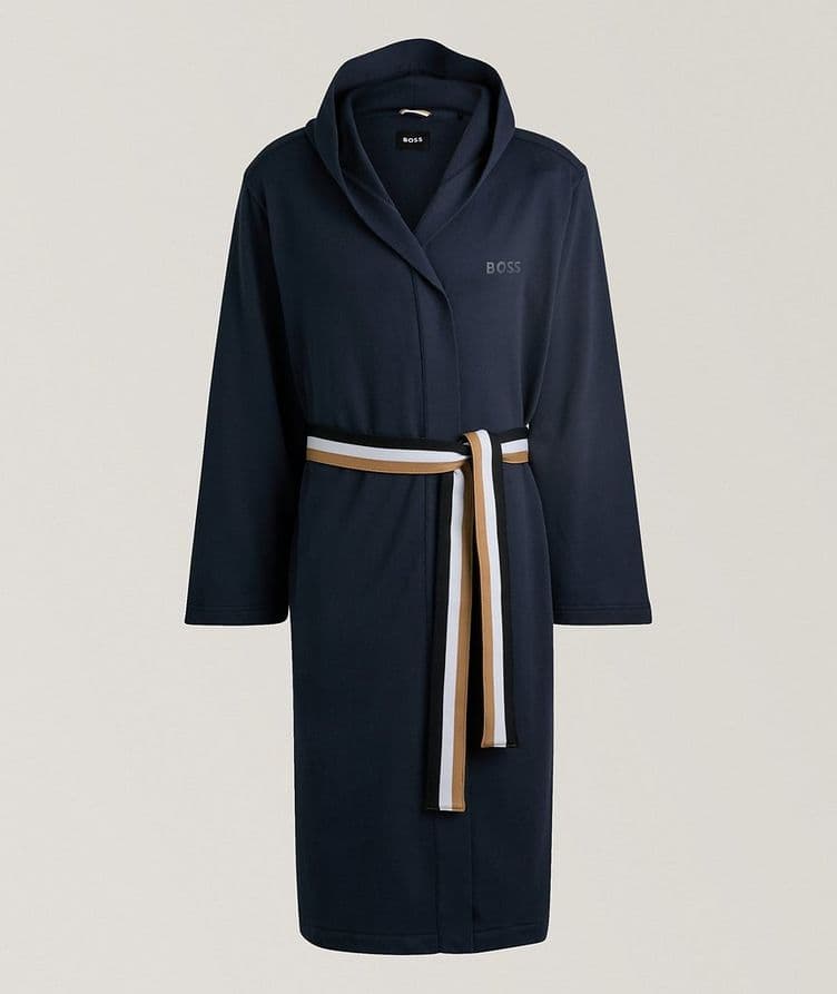 Cotton Terry Signature Stripe Robe image 0