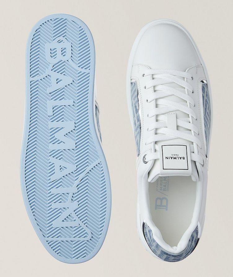 B-Court Monogramed Denim Leather Sneaker image 2