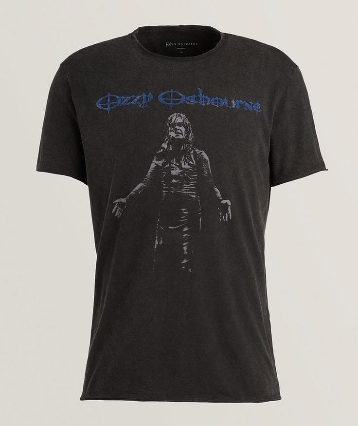 John Varvatos Ozzy Osbourne Cotton T-Shirt 