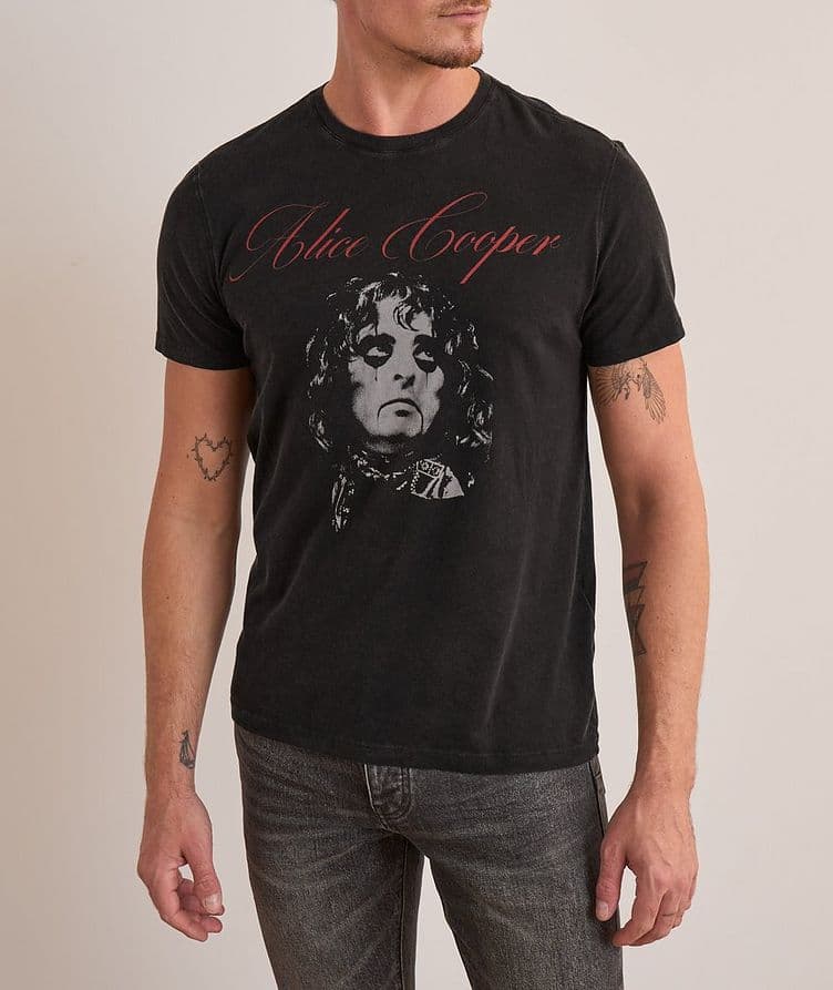 Alice Cooper Script Cotton T-Shirt image 1