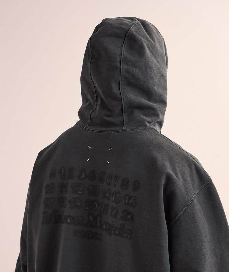 Numeric Logo Back Hooded Sweater image 5