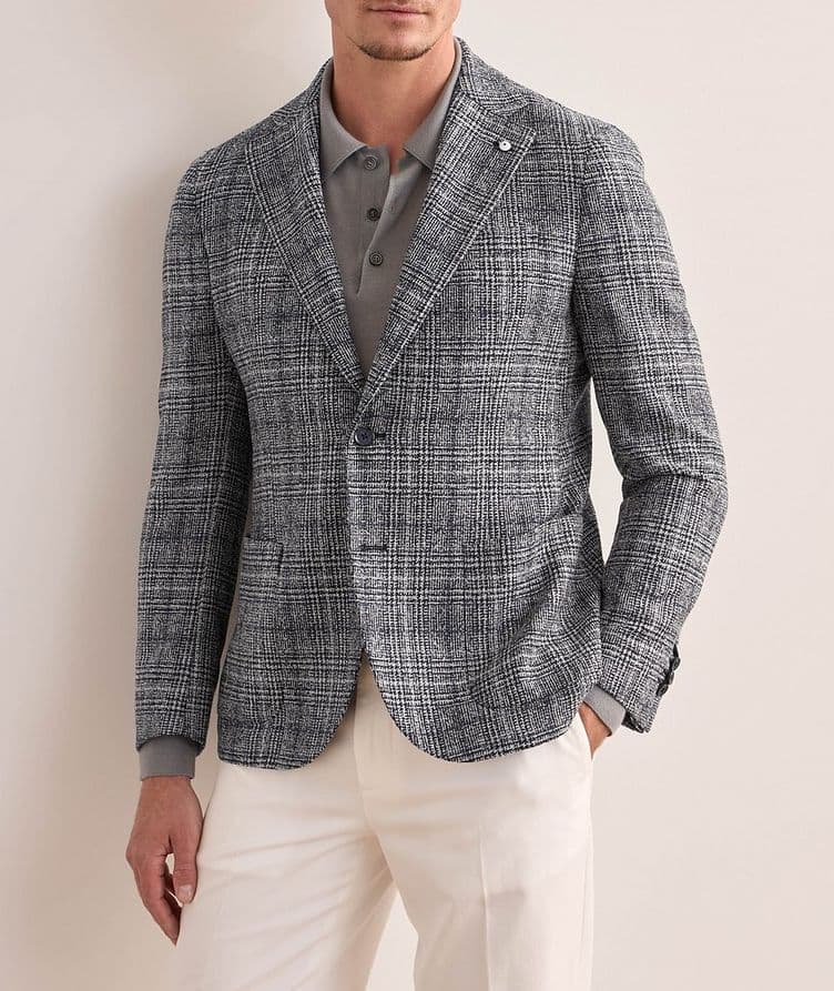 Prince of Wales Wool-Blend Sport Jacket image 1