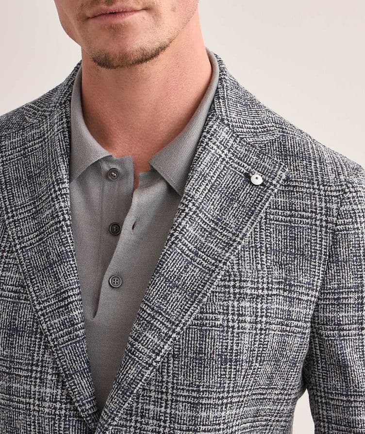 Prince of Wales Wool-Blend Sport Jacket image 3