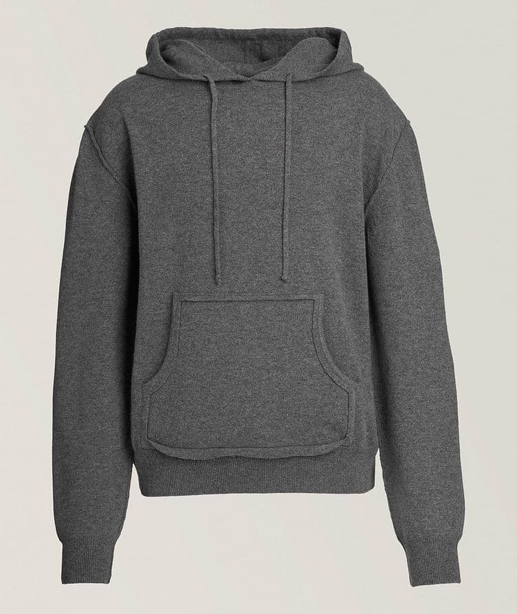 Wool-Cashmere 4 Stitch Hooded Sweater image 0