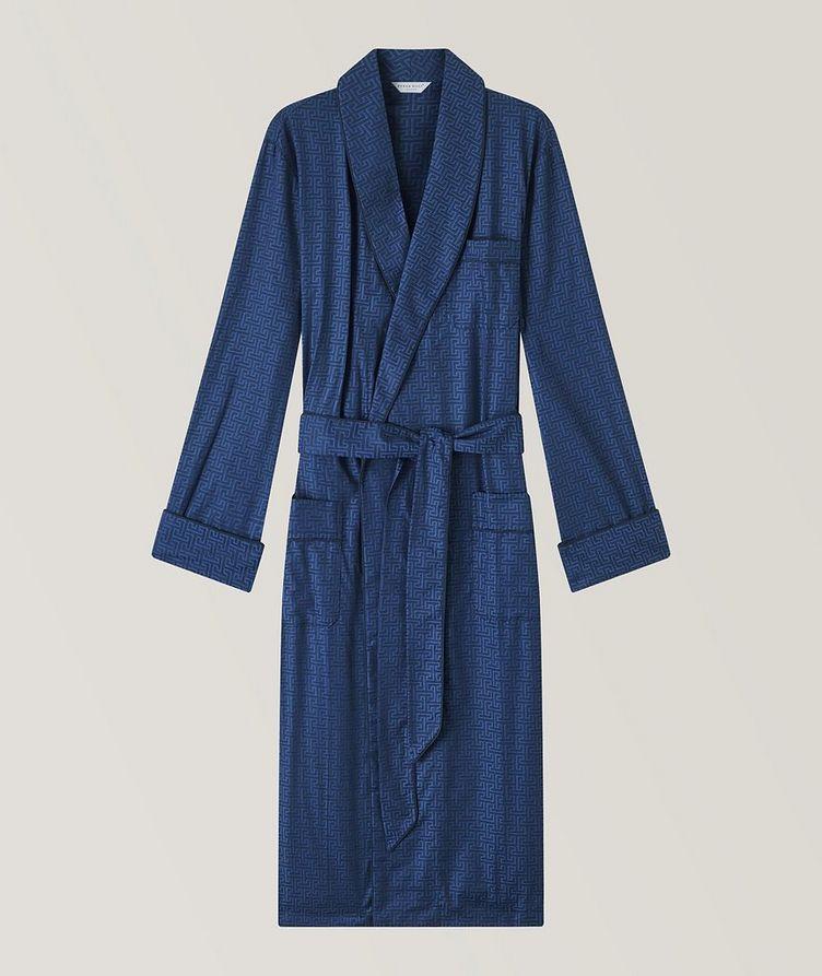 Greek Motif Cotton Robe  image 0