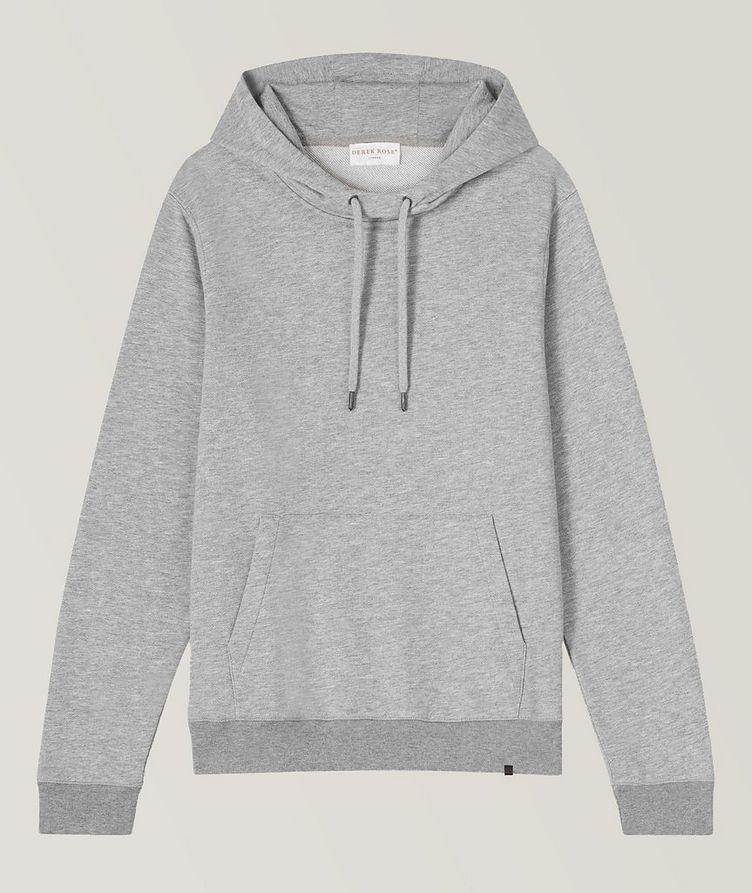 Quinn Cotton-Modal Loopback Hooded Sweater image 0