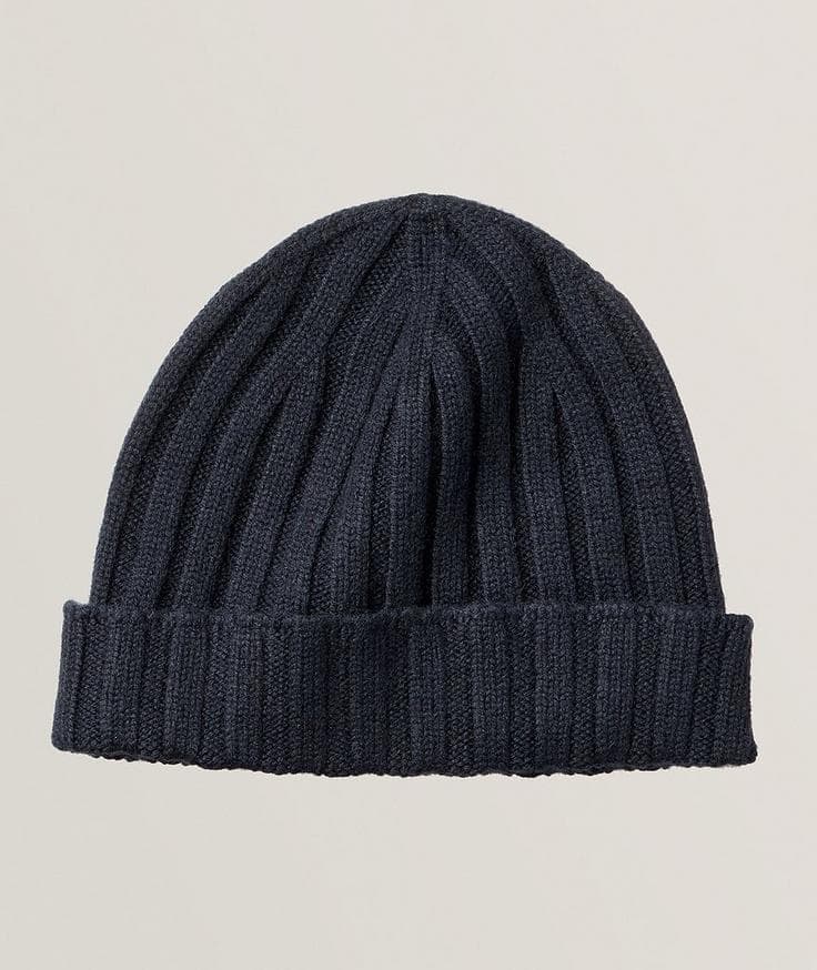 Harold Ribbed Cashmere Toque