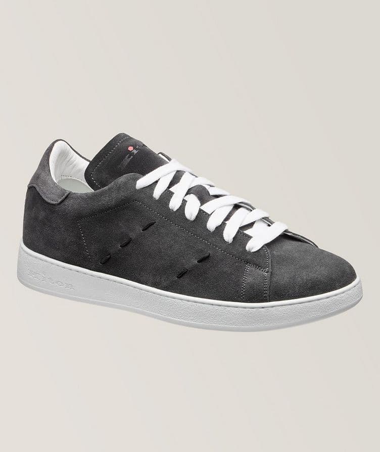 Pick Stitch Suede Sneakers  image 0