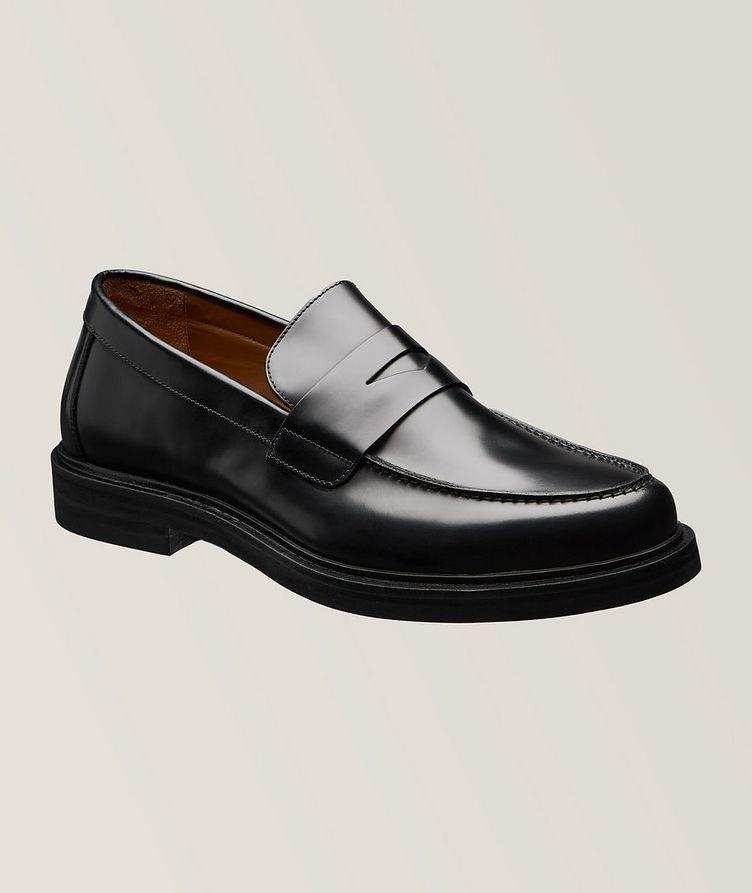 Polished Leather Penny Loafers  image 0