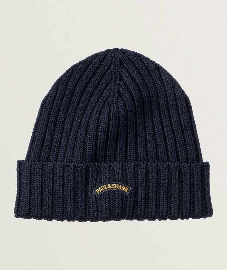 Embroidered Virgin Wool Toque image 0