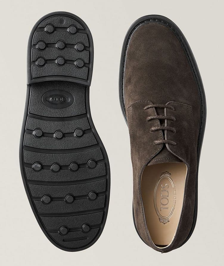 Suede Leather Chunky Derbies image 2