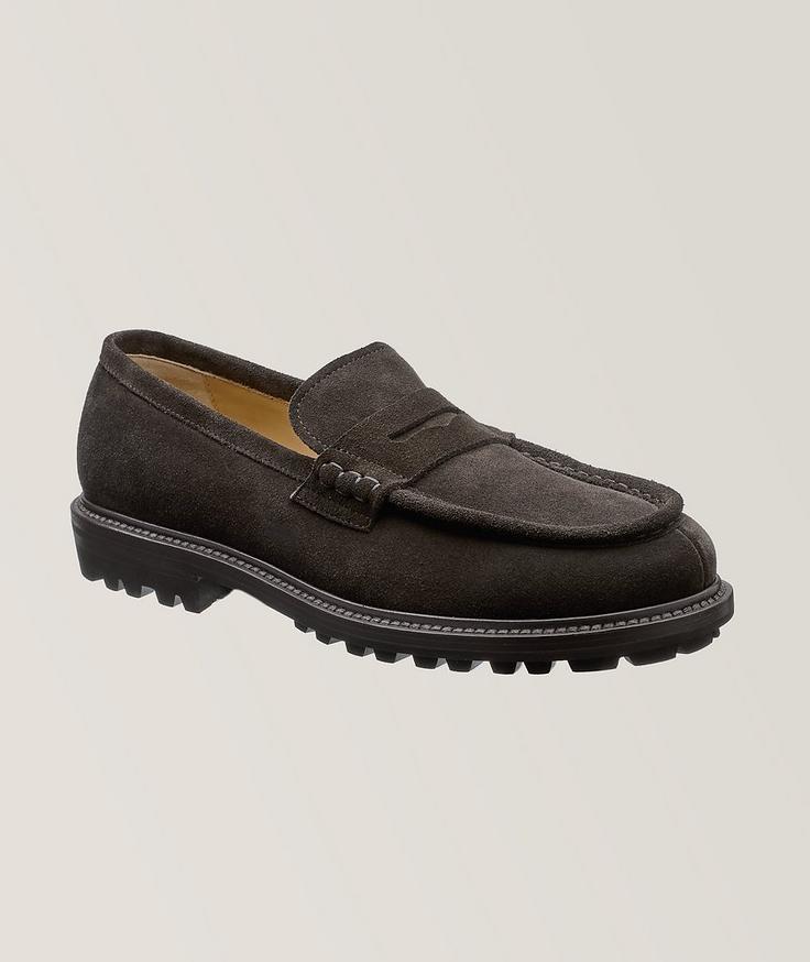 Henderson Suede Leather Penny Loafers