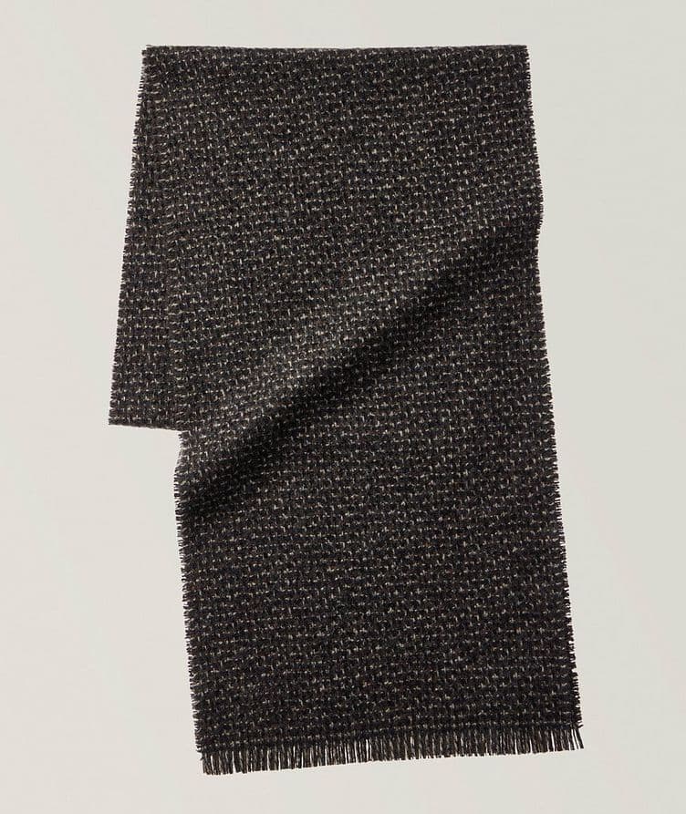 Textured Cashmere-Silk Scarf image 0