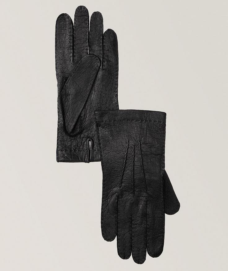 Hestra Handsewn Sheep Hair Suede & Cashmere Gloves