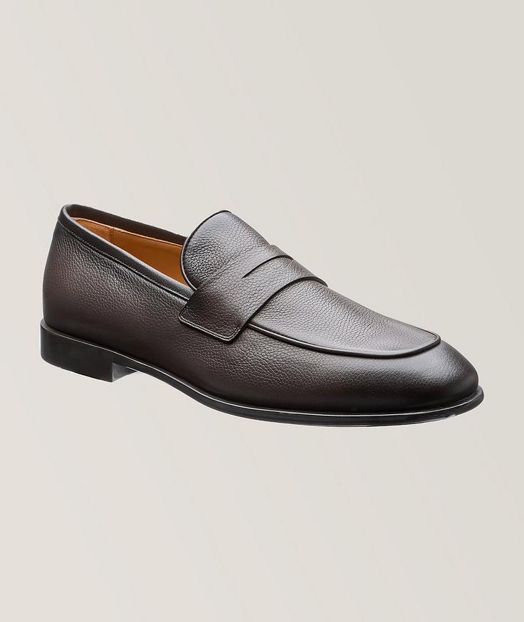 Ferragamo Funes Leather Penny Loafers