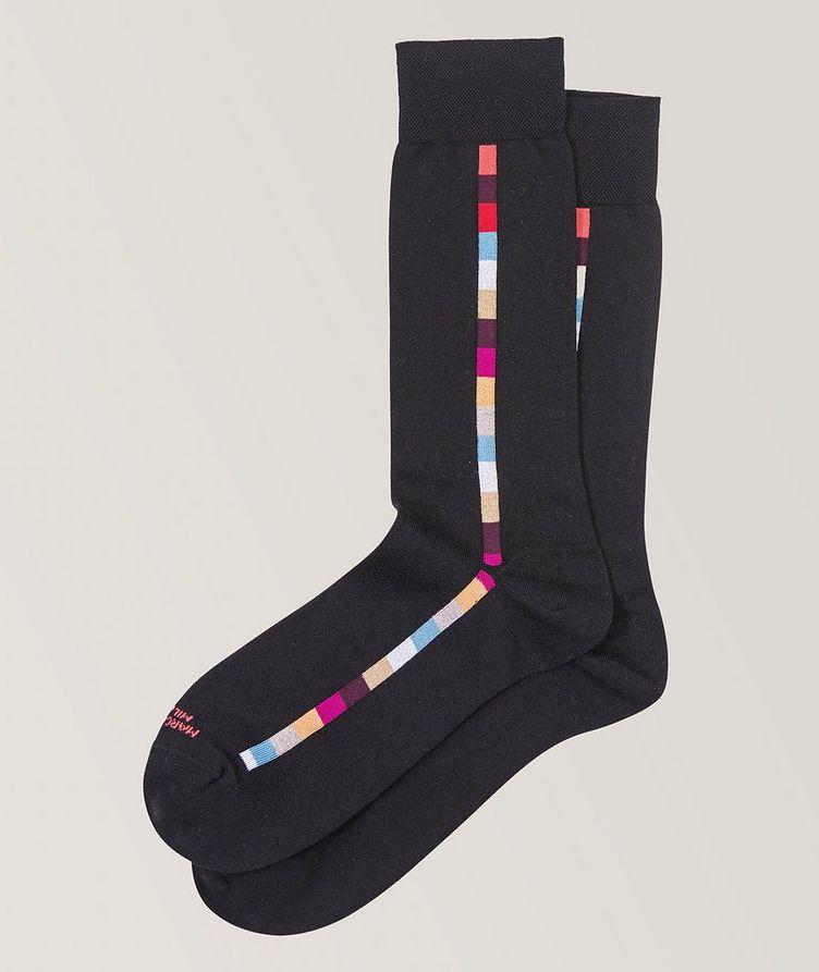 Multicolour Striped Pima Cotton Socks image 0