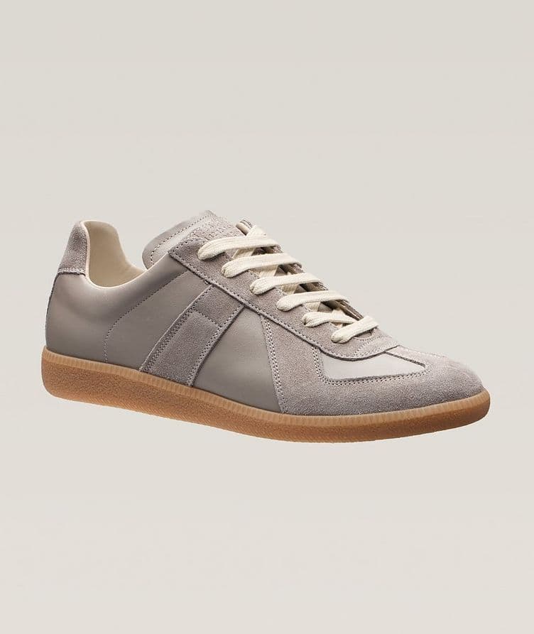 Replica Low-Top Leather Sneakers image 0