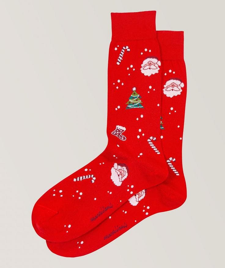 Marcoliani Santa Claus Pima Cotton Socks