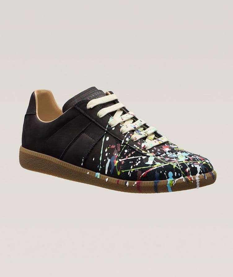 Paint Splatter Replica Sneakers image 0