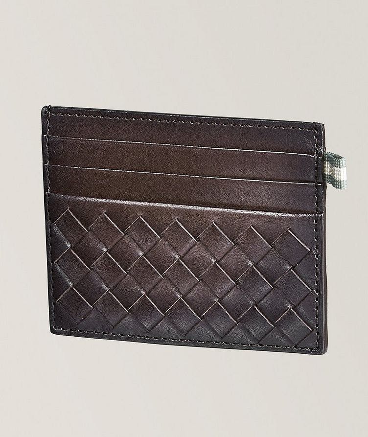 Woven Leather Card Holder  image 1