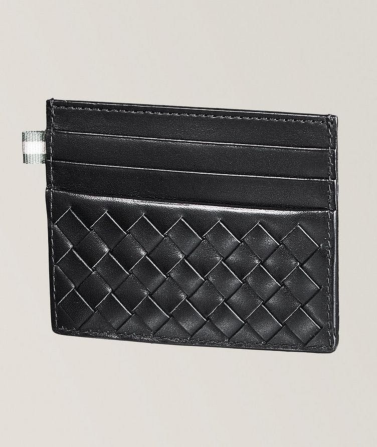 Woven Leather Card Holder  image 0