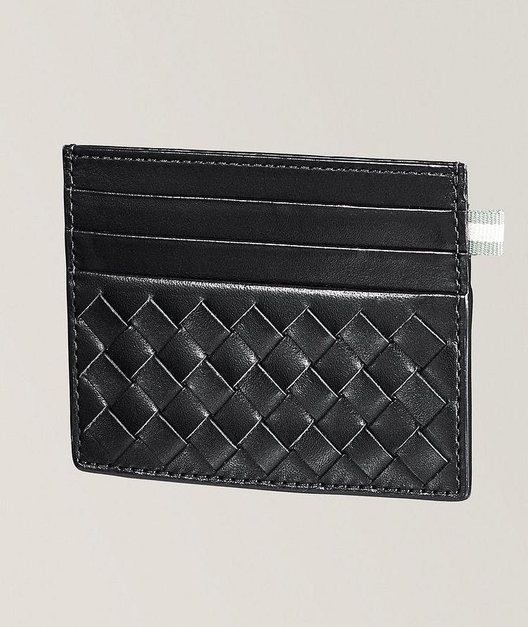 Woven Leather Card Holder  image 1