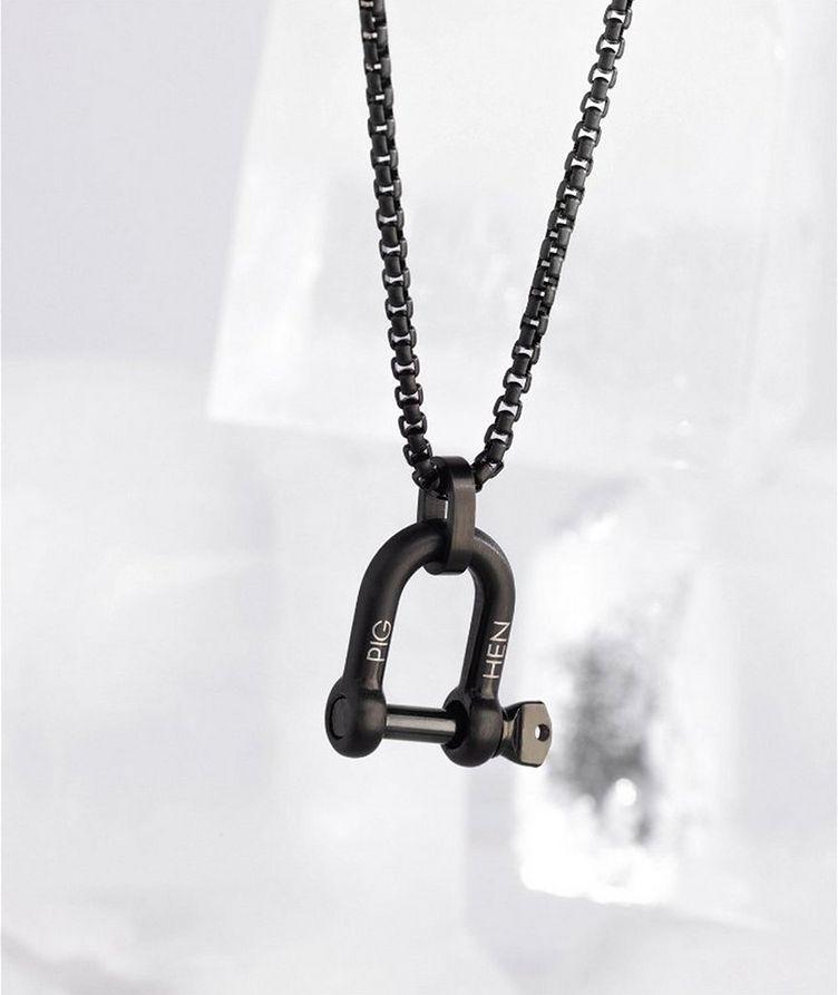 D-shackle Pendent Chain Necklace image 2