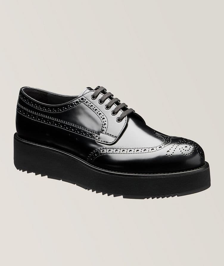 Brushed Leather Derby Brogues image 0