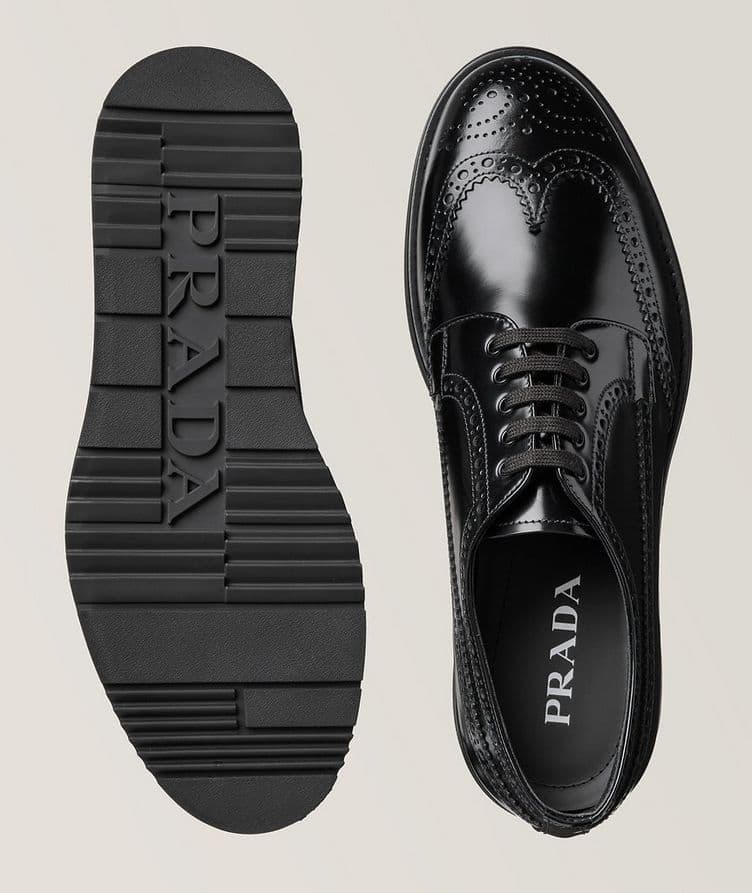 Brushed Leather Derby Brogues image 2