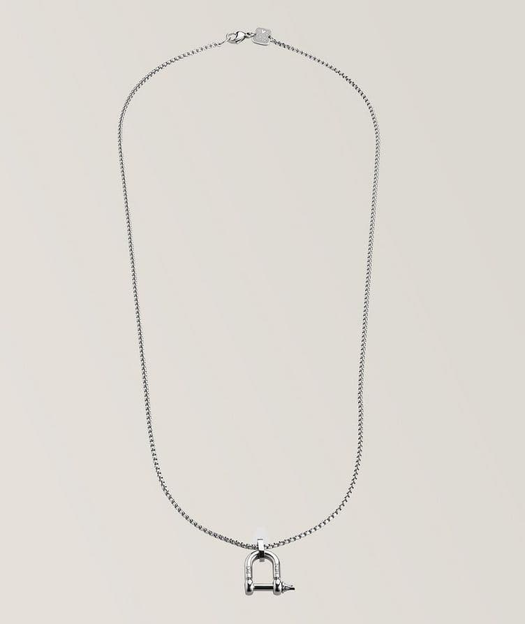 D-shackle Pendent Chain Necklace image 0