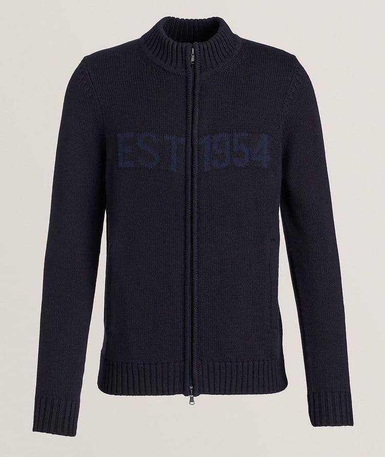 Wool Zip-Up Sweater  image 0