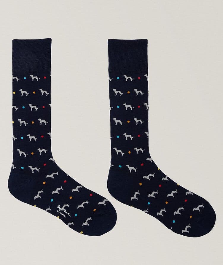 Hank Stretch-Cotton Dress Socks image 1