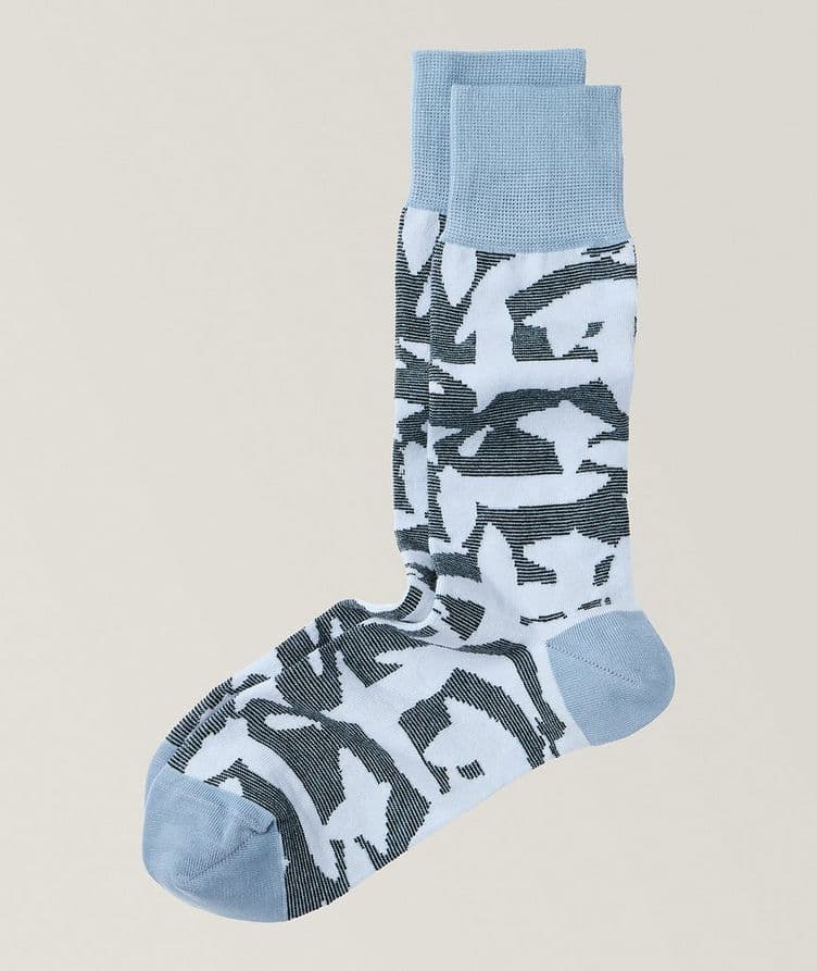 Gideon Stretch-Cotton Dress Socks image 0